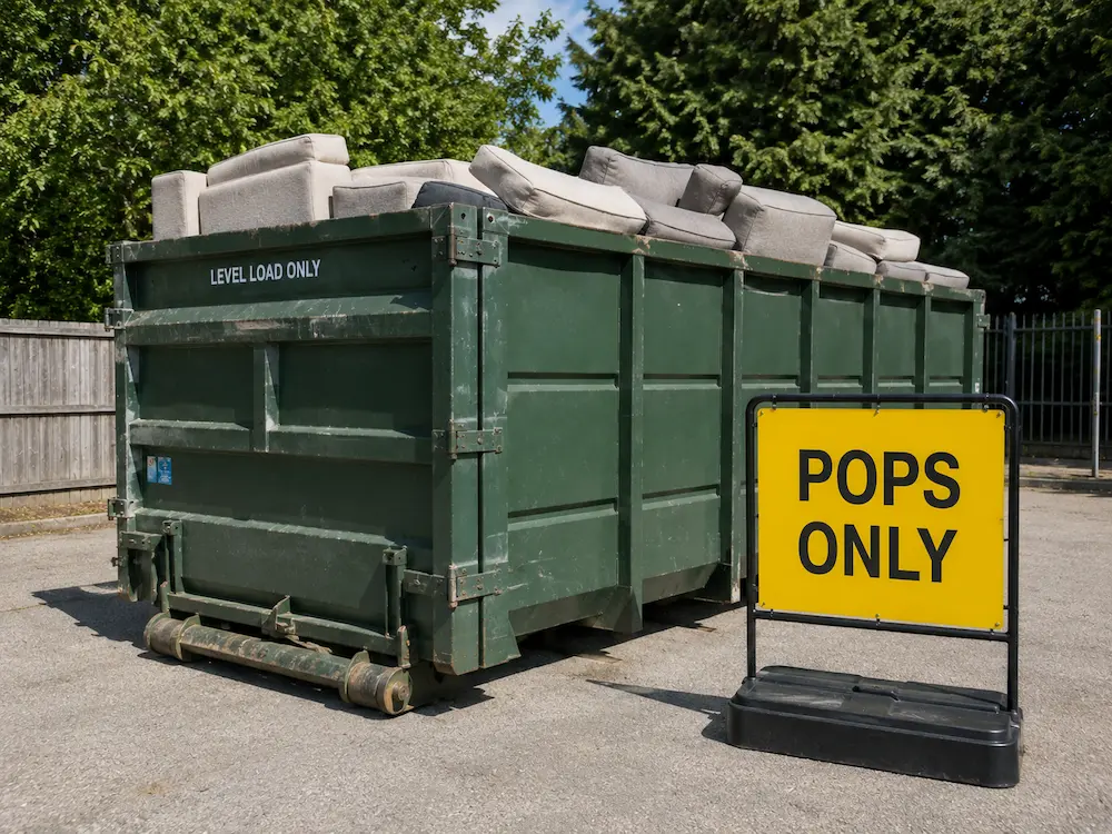 Skip for specific waste disposal only